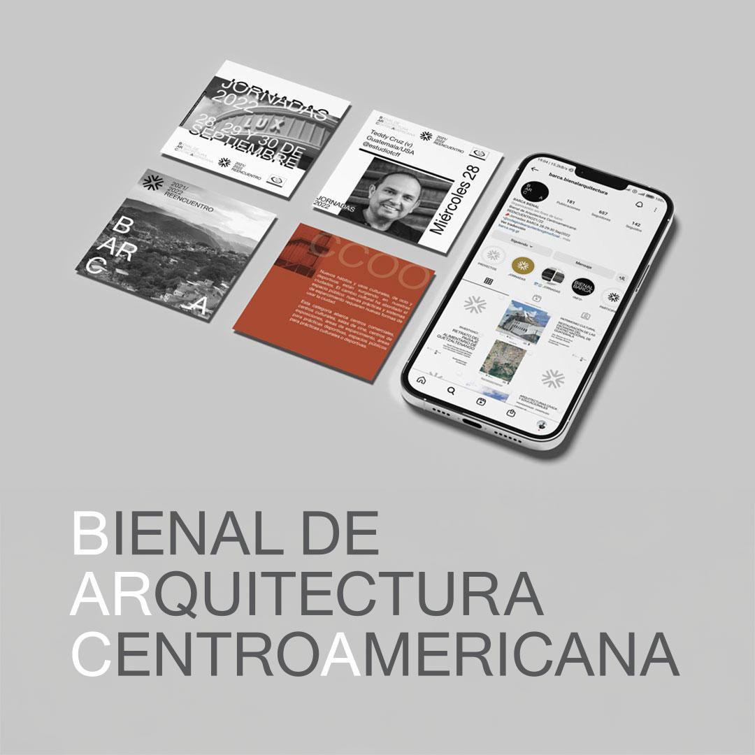 Campaña digital para la Bienal de Arquitectura Centroamericana (BARCA)